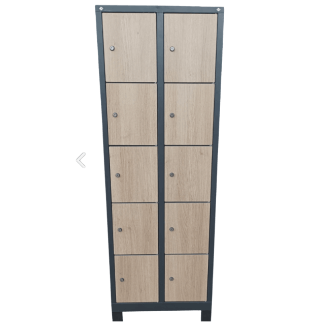 Evolo locker with 5 tiers