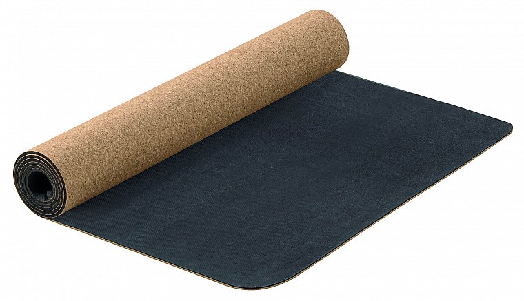 Yoga ECO Cork Mat Natural cork, thickness in mm: 4, dimensions in mm: 61 x 183