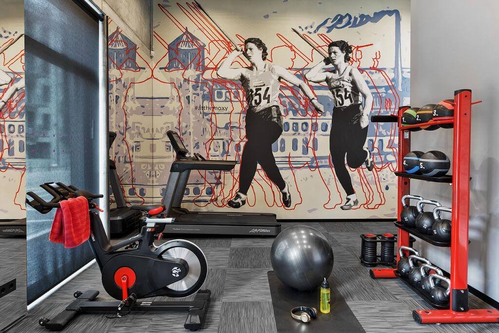 Fitnesa telpa Moxy Hotel Kaunas Center, foto 1