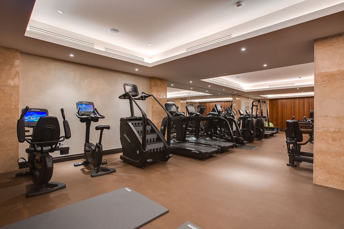 Grand Hotel Kempinski Riga trenažieru zāle, foto 3