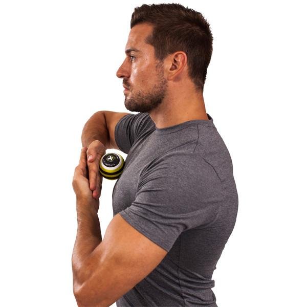 MB1 - 2.5 INCH MASSAGE BALL - GREEN/BLACK/WHITE