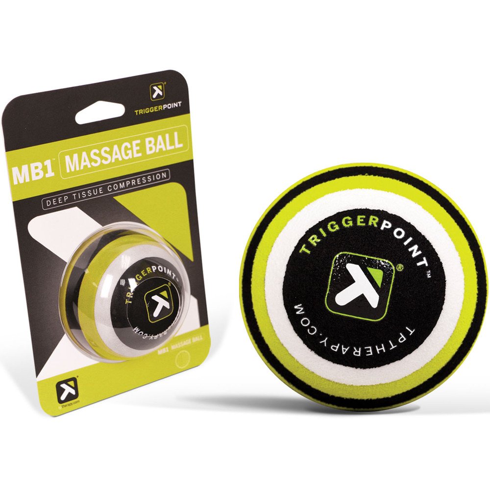 MB1 - 2.5 INCH MASSAGE BALL - GREEN/BLACK/WHITE