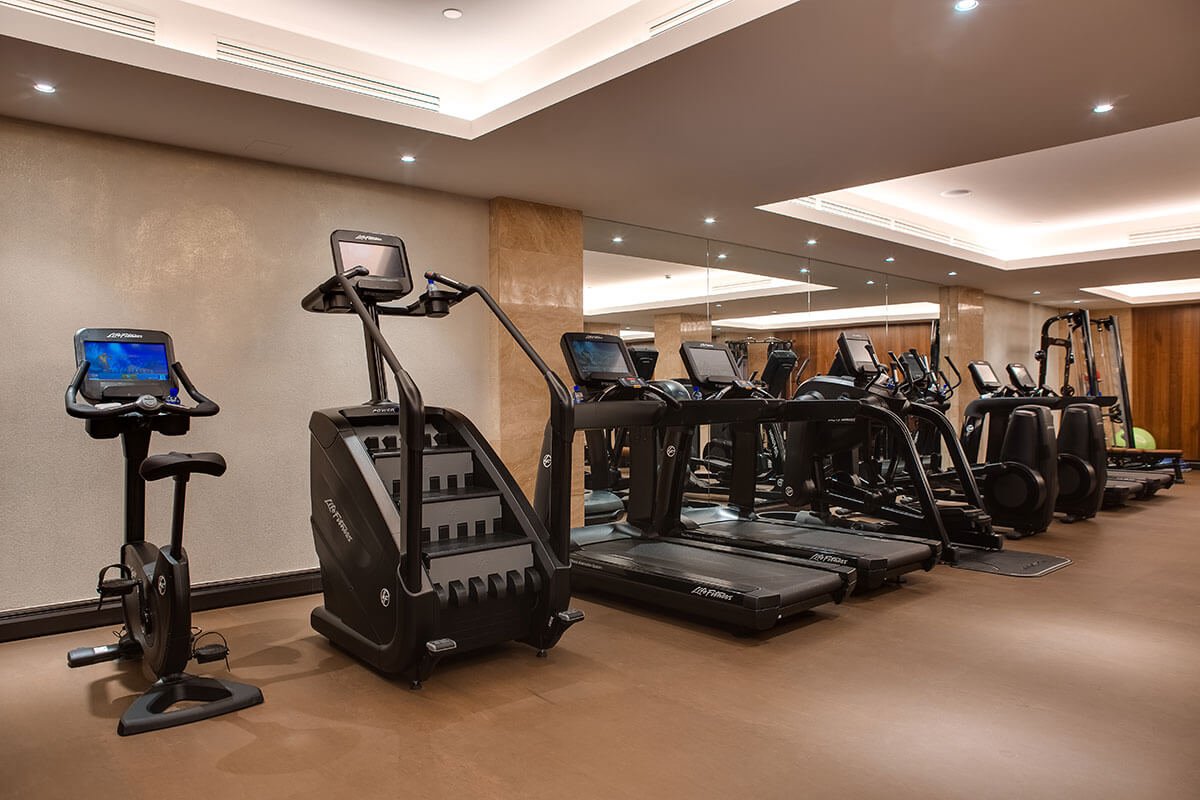 Grand Hotel Kempinski Riga trenažieru zāle, foto 6